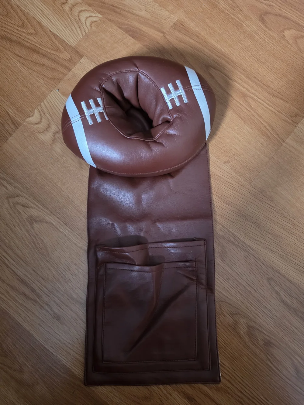 Vintage Vinyl Football Armchair Cup Holder